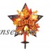 Light Up Autumn Wall Star with Flameless Candle in Holder, Fall Home Décor   